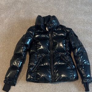 SAM. Shiny Black Puffer Jacket